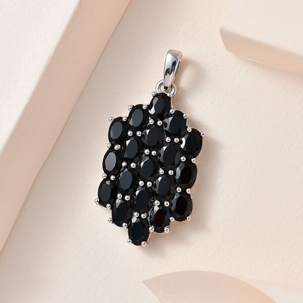 Schwarzer Spinell-Anh&auml;nger - 7,38 ct. image number 2