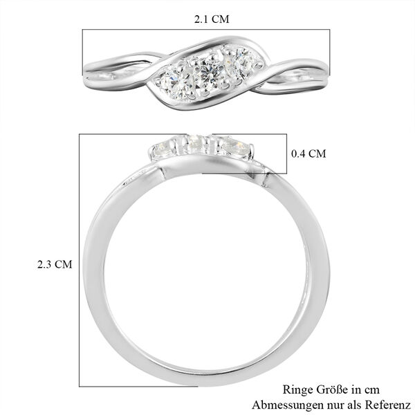 LUSTRO STELLA - feinster Zirkonia-Ring, 925 Silber image number 7