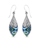Royal Bali Kollektion - Abalone Muschel Ohrringe 925 Silber ca. 3,26g