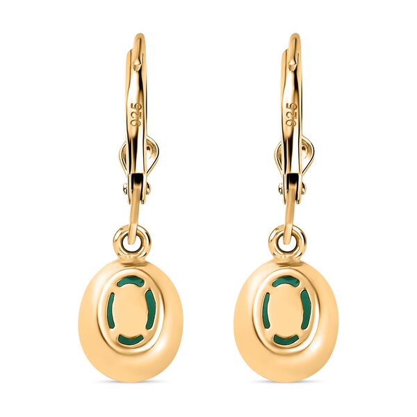 Smaragd Triplett Quarz Ohrringe - 3,07 ct. image number 5