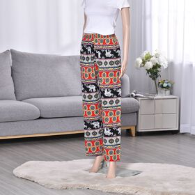 Hose für Damen, Rosa und schwarz