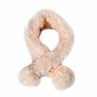 Superweiche Kunstfell-Schal, Größe 13x65cm, Beige