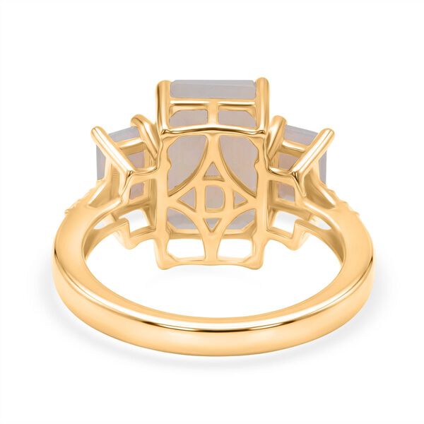 D'Joy AA Nat&uuml;rlicher, &auml;thiopischer Welo Opal Ring 925 Silber 750 Gelbgold Vermeil (Gr&ouml;&szlig;e 18.00) ca. 3,51 ct image number 5