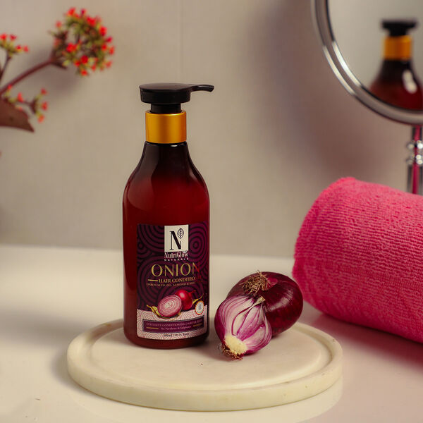 NutriGlow - natürliche Zwiebel Haarspülung, Haarwuchs & Haarausfall-Kontrolle, 300ml image number 2