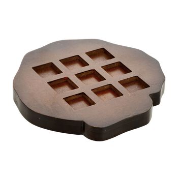 Tic Tac Toe mit Amethyst-Edelstein