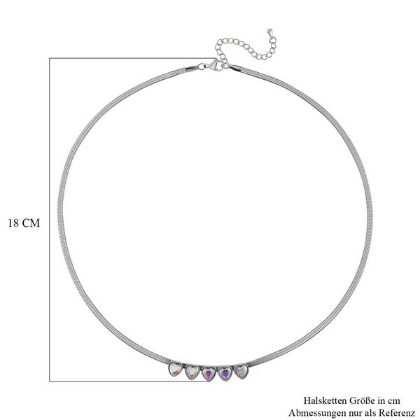 Kristall Halskette, 50 cm image number 4