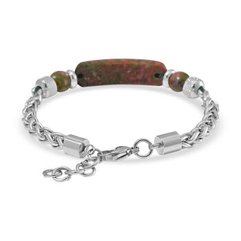 Unakite Armband, 18 cm - 25 ct.