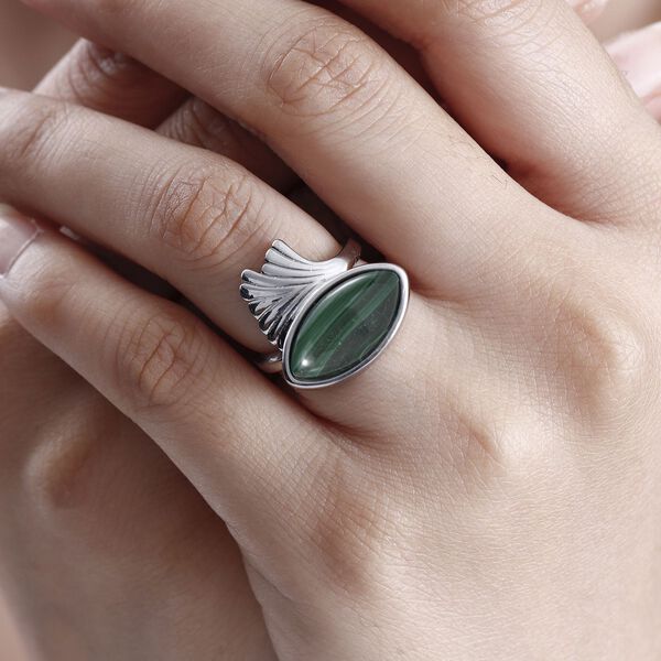 Malachit Ring - 8,81 ct. image number 3