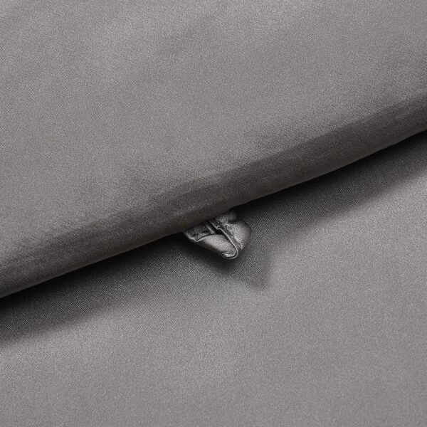 Serenity Night - 100% Maulbeerseide Sommerseidendecke mit Seidenf&uuml;llung Daunenkissen und Seidenkissenbezug Grau image number 15