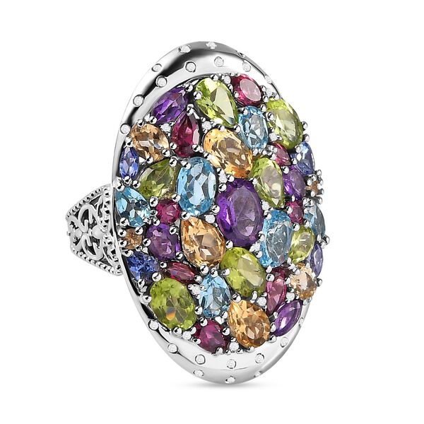 GP Special Kollektion - Mehrfarbiger Edelstein-Ring in Silber