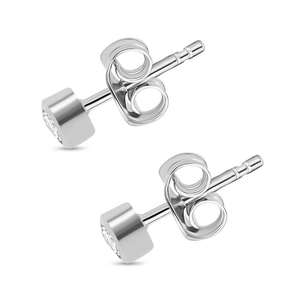 LUXURIANT SI Labor Diamant Ohrringe, 925 Silber rhodiniert - 0,25 ct. image number 4