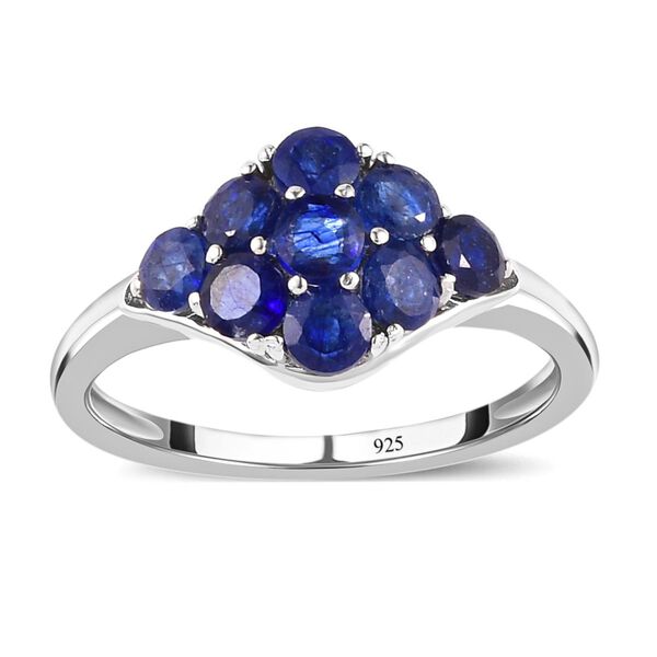 Masoala Saphir (Fissure gef&uuml;llt)-Ring, 925 Silber platiniert (Gr&ouml;&szlig;e 17.00) ca. 1.69 ct image number 4