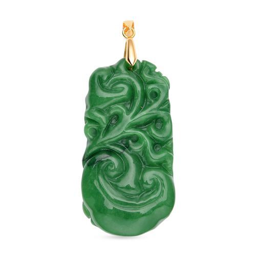 Grüner Jade-Anhänger - 154 ct. image number 0