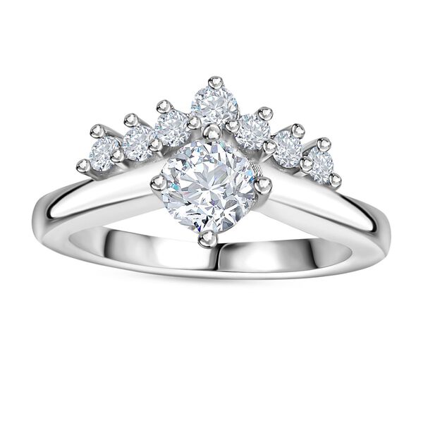 Moissanit Ring, ca. 0,72 ct image number 4