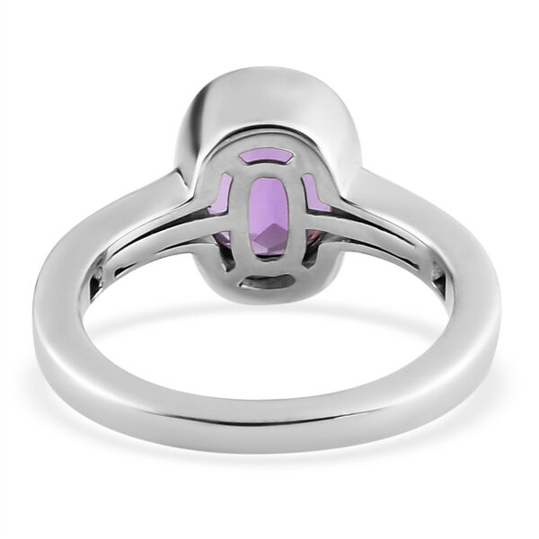 Afrikanischer Amethyst und Zirkon-Ring - 2,10 ct. image number 6