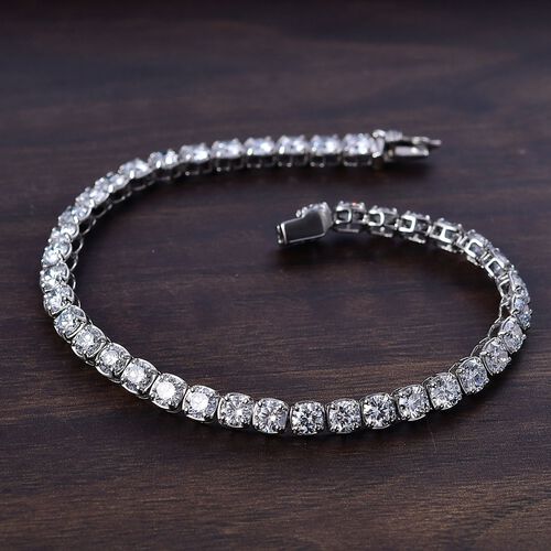 LUXURIANT DIAMOND - Lab Grown Diamant VS-EF SGL zertifiziert Armband ca. 19 cm 950 Platin ca. 10.00 ct image number 2