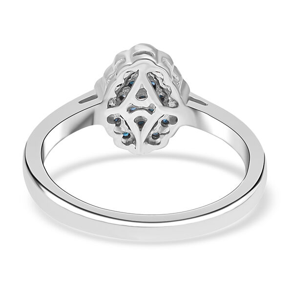 Blauer Diamant-Ring - 0,50 ct. image number 5