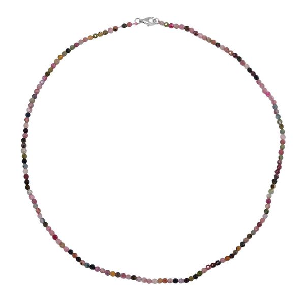 Mehrfarbige Turmalin-Halskette, 50 cm - 32,50 ct. image number 3