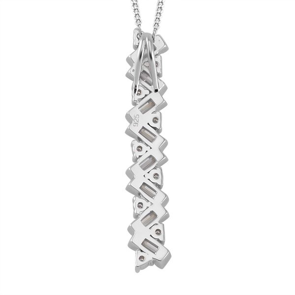 Moissanit Anh&auml;nger mit 45cm Kette - 1,35 ct. image number 4