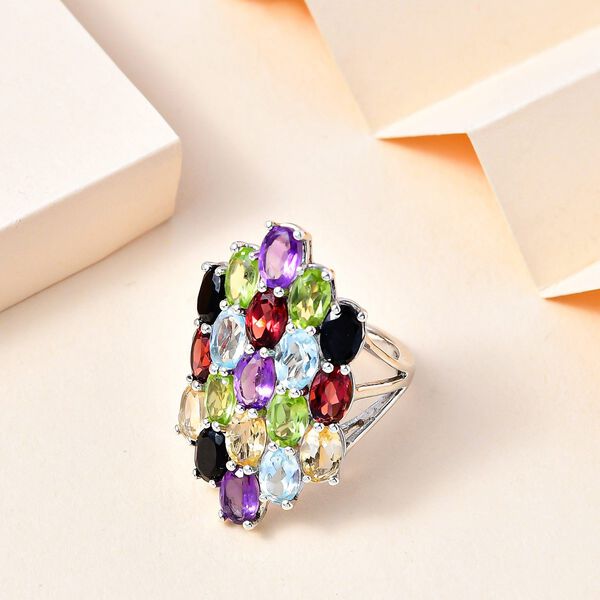 Mehrfarbiger Edelstein Ring - 9.45 Ct. image number 2