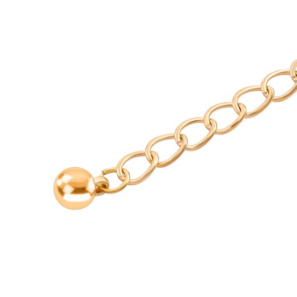 Kristallgürtel ,100% Glaskristall und Metall, L130cm, 60g, gold image number 5