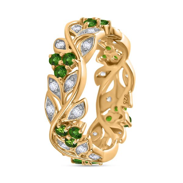 ALLORO AA Nat&uuml;rlicher Chromdiopsid und Zirkon-Ring - 1,17 ct. image number 5