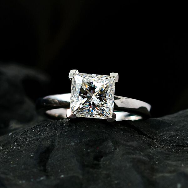 Moissanit Ring - 1,85 ct. image number 8