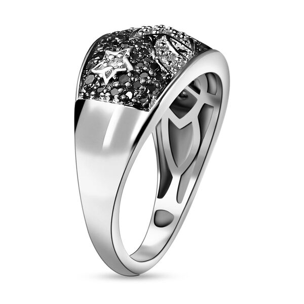 GP Celestial Dream Kollektion - Weißer und schwarzer Diamant  und blauer Saphir-Ring - 0,50 ct. image number 5