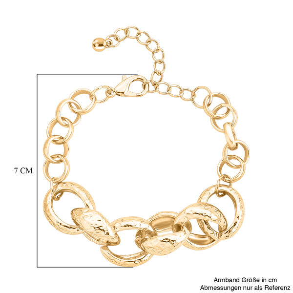 Gelb Armband ca. 19 cm + 5 cm Extender, ca. 31,50g image number 4