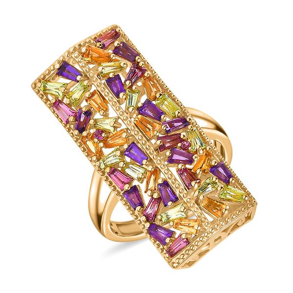 GP Italian Garden Kollektion - AA Multi-Edelstein und blauer Saphir Ring - 2,70 ct. image number 5