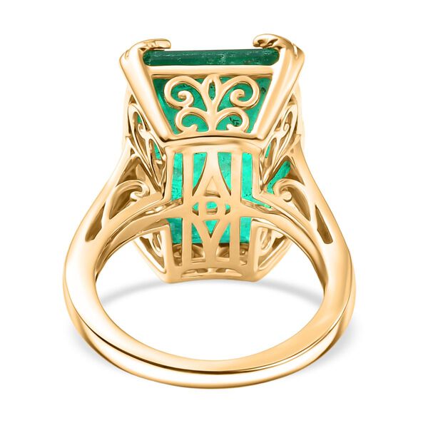 D'Joy Smaragd Triplett Quarz Ring - 18,56 ct. image number 5