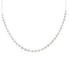 Nat&uuml;rlicher, &auml;thiopischer Welo Opal Halskette ca. 50 cm 925 Silber ca. 2,40 ct.