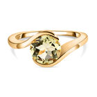 Ouro Verde-Quarz-Ring, 925 Silber vergoldet  ca. 1,64 ct image number 0