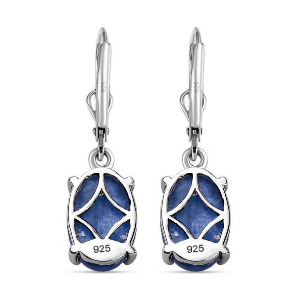 Kyanit Ohrringe 925 Silber platiniert ca. 9,57 ct. image number 5