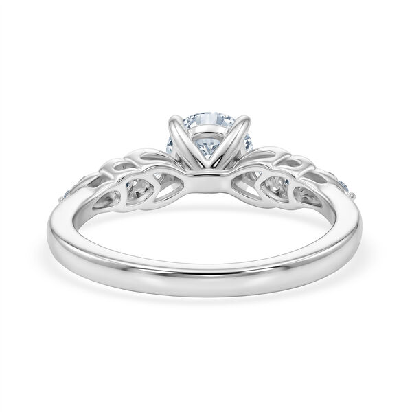 LUXURIANT DIAMOND - Lab Grown Diamant VS-EF SGL zertifiziert Ring 925 Silber Rhodiniert (Gr&ouml;&szlig;e 17.00) ca. 1.00 ct image number 5