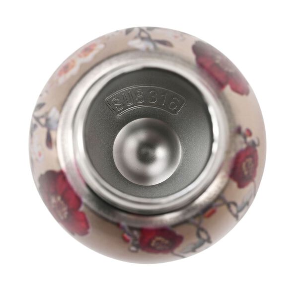 LIVMORE - Isolierflasche aus 316L Edelstahl mit Doppelwand und Motiv Schmetterling, f&uuml;r hei&szlig;e und kalte Getr&auml;nke, 260 ml image number 4