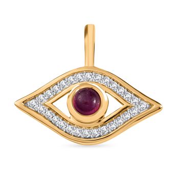 Nazar afrikanischer Rubin und Zirkon-Anh&auml;nger