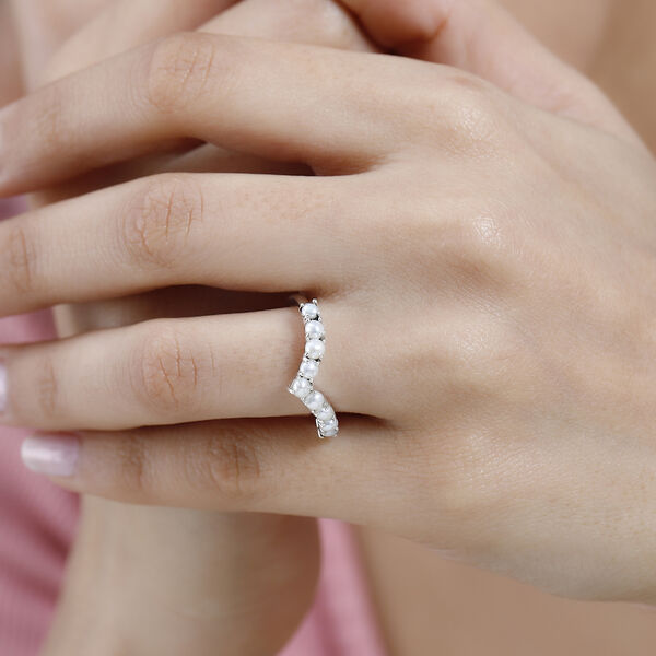 S&uuml;&szlig;wasserperlen Wishbon Ring image number 3