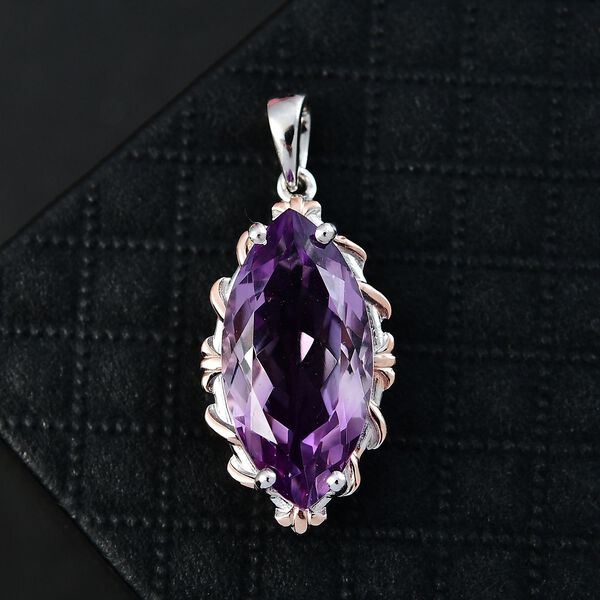 AA Rose De France Amethyst Anh&auml;nger - 7,40 ct. image number 2