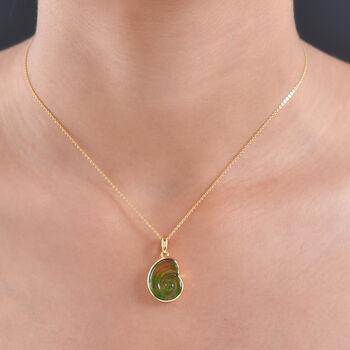 D'Joy Ammolit Anh&auml;nger mit 50cm Kette - 4,50 ct.