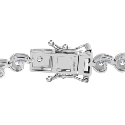 LUXURIANT DIAMOND- SI Labor Diamant 19cm Armband, 925 Silber rhodiniert - 2,51 ct. image number 3