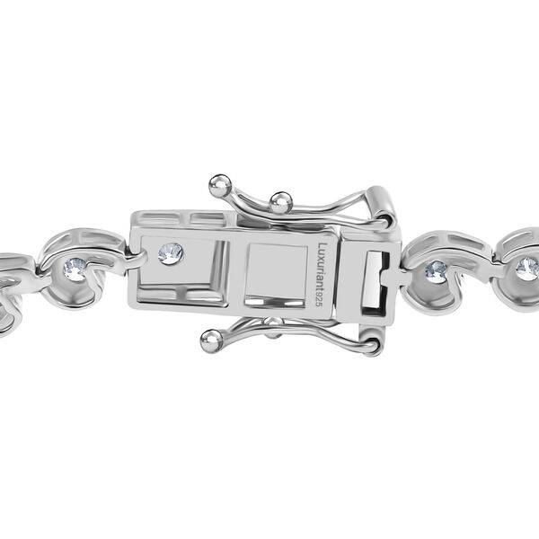 LUXURIANT DIAMOND- SI Labor Diamant 19cm Armband, 925 Silber rhodiniert - 2,51 ct. image number 4