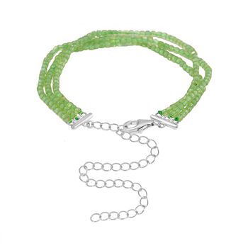 AA Nat&uuml;rliches Peridot 15+10 cm Armband - 24 ct.