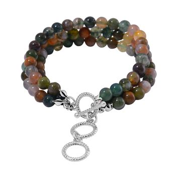 Indisches Achat-Armband, 18 cm - 30 ct.