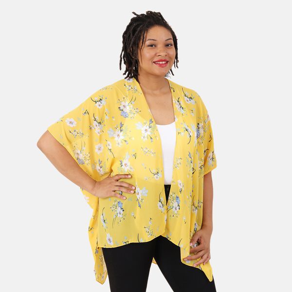 Muster Kimono, Einheitsgr&ouml;&szlig;e Gelb