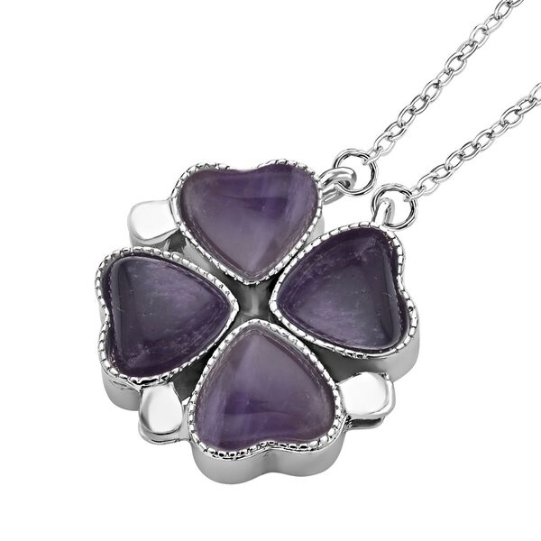 Afrikanisches Amethyst und lila Kristall 2-Wege-Schmuckset image number 3