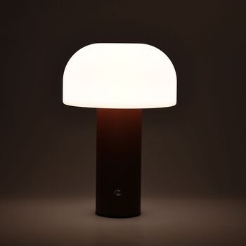 LIVMORE Wiederaufladbare und tragbare LED-Tischlampe, 12,5x20,5cm, Rosa