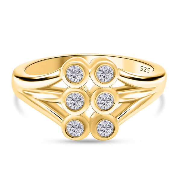 Moissanit Ring - 0,33 ct.