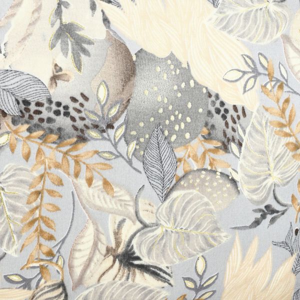 2er Set - Handtasche und Geldbörse, Baumwolle, Grau Floral image number 9