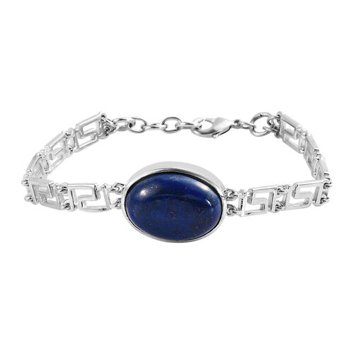 Lapislazuli-Armband, ca. 19 cm, Messing ca. 15,77 ct image number 0